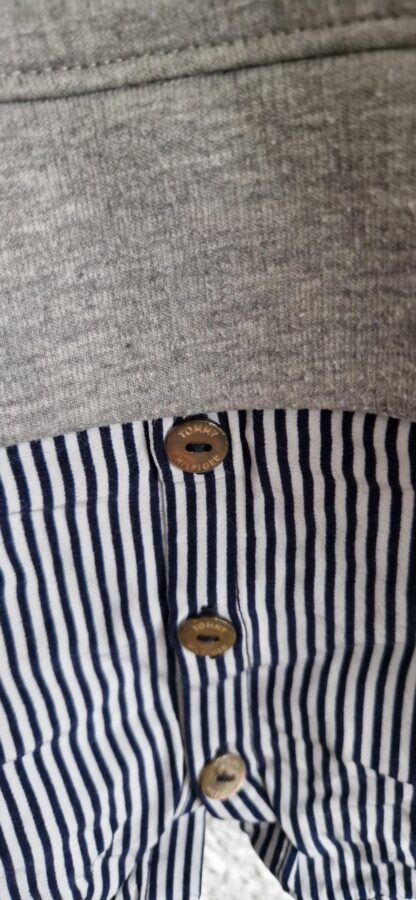 L (XL) - Tommy Hilfiger sweater met blouse (0225ros4) - Afbeelding 7