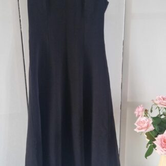 36 - H&M jurk zwart mouwloos nieuw (0225may1)
