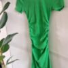 M - Zara jurk groen als nieuw (0225may1)