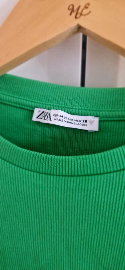M - Zara jurk groen als nieuw (0225may1) - Afbeelding 5