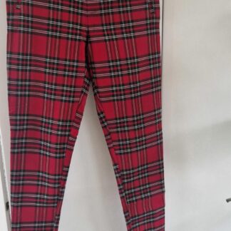 S - Zara legging hi-rise ruit nieuw (0225may1)