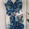 36 - H&M jurk jurk wit blauw groen nieuw (0225may1) - Afbeelding 5