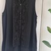 38 - H&M blousje mouwloos zwart nieuw (0225may1) - Afbeelding 3
