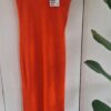 36 - H&M stretchjurk oranje nieuw (0225may1)