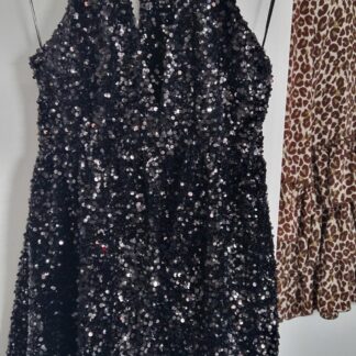 S - Zara mini jurkje zwart nieuw (0225ros5)
