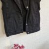 170 176 - Looxs jeans gilet zwart (0325meg2) - Afbeelding 3