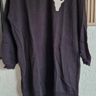 M - Alix the Label jurk sweatstof zwart (0325meg3)