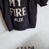 M - Alix the Label jurk sweatstof zwart (0325meg3) - Afbeelding 6