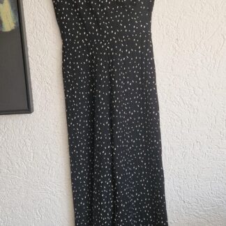 S - Stradivarius jumpsuit zwart wit (0325prv)