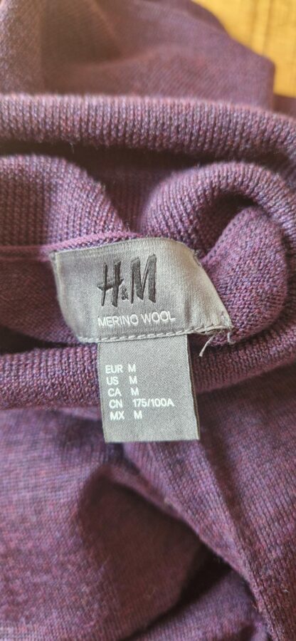 M - H&M coltrui paars nieuw (0325may1) - Afbeelding 4