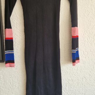 S - Eksept jurk zwart als nieuw (0325may1)