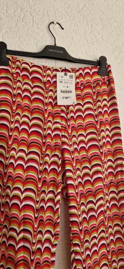 M - Zara broek kleurtjes nieuw (0325may1) - Afbeelding 3