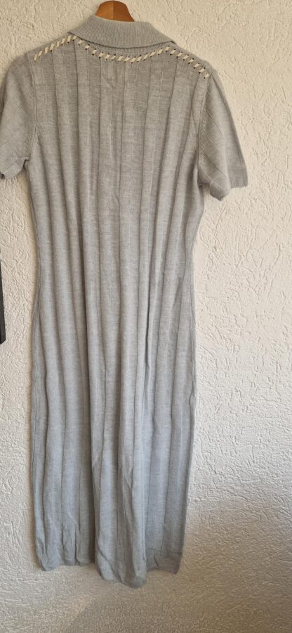 M - H&M jurk lichtblauw silk nieuw (0325may1) - Afbeelding 7
