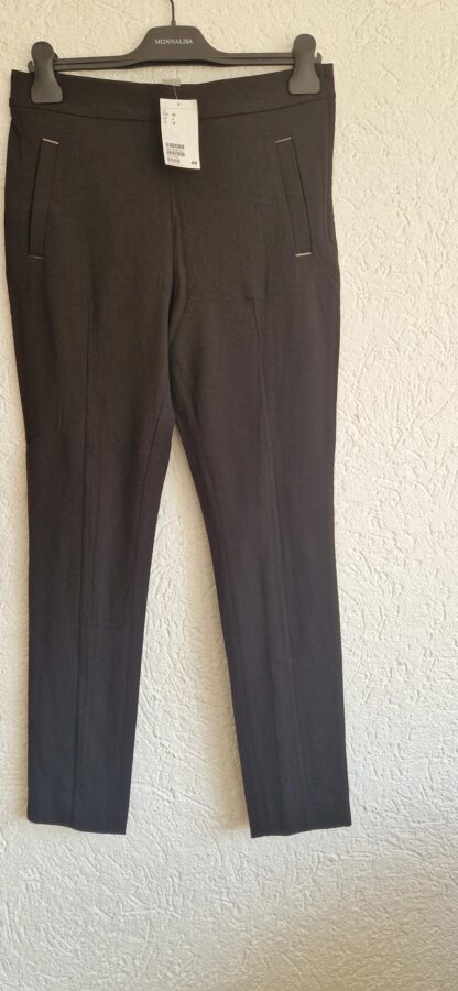 38 - H&M pantalon zwart nieuw (0325may1)
