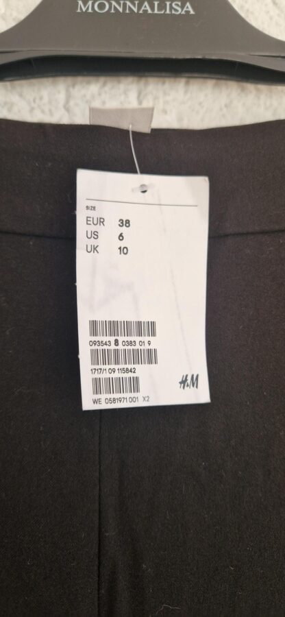 38 - H&M pantalon zwart nieuw (0325may1) - Afbeelding 4
