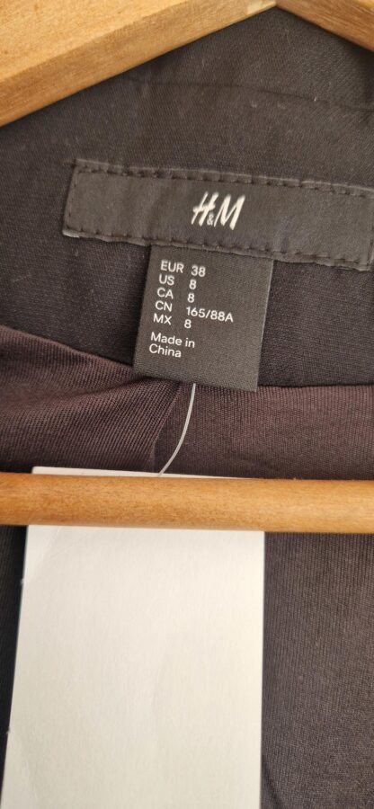 38 - H&M colbert zwart nieuw (0325may1) - Afbeelding 3