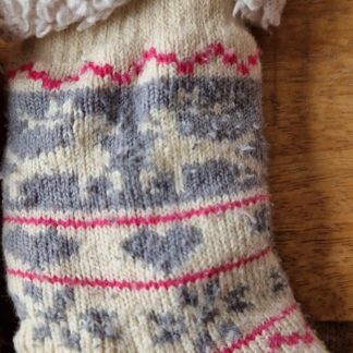 074 80 - Sok sloffen gevoerd (0325nic)