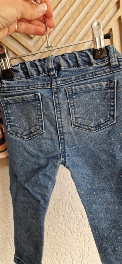 080 86 - Baby girl jeans met streeptruitje (0325nic) - Afbeelding 7
