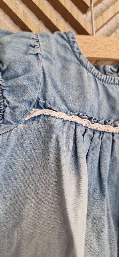068 - Topomini denim jurkje (0325nic) - Afbeelding 4