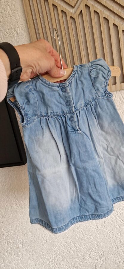 068 - Topomini denim jurkje (0325nic) - Afbeelding 5