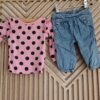 062 - Z8 shirt en Hema denim broekje (0325nic) - Afbeelding 2