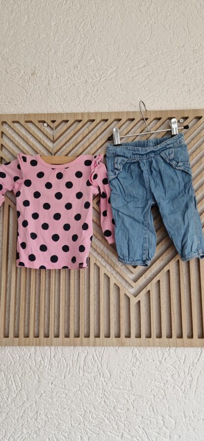 062 - Z8 shirt en Hema denim broekje (0325nic) - Afbeelding 2