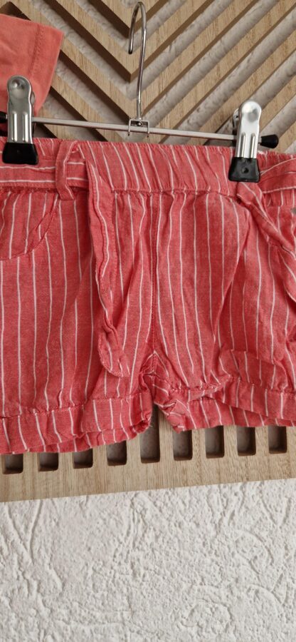 074 - Zeeman gestreept broekje en shirt (0325nic) - Afbeelding 3