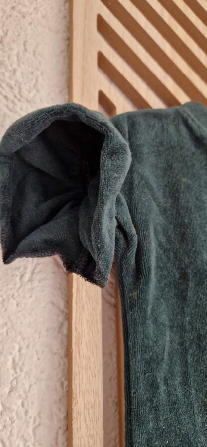074 80 - Zoofs truitje groen velvet (0325nic) - Afbeelding 4