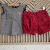 074 - C&A broekje en shirtje streepjes (0325nic) - Afbeelding 2