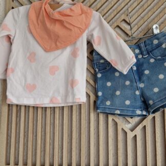 068 - Z8 shirtje met jeansbroekje (0325nic)
