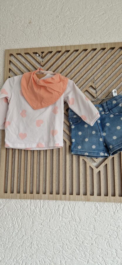 068 - Z8 shirtje met jeansbroekje (0325nic)