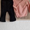 068 - Zeeman vestje roze/flared broekje zwart (0325nic)