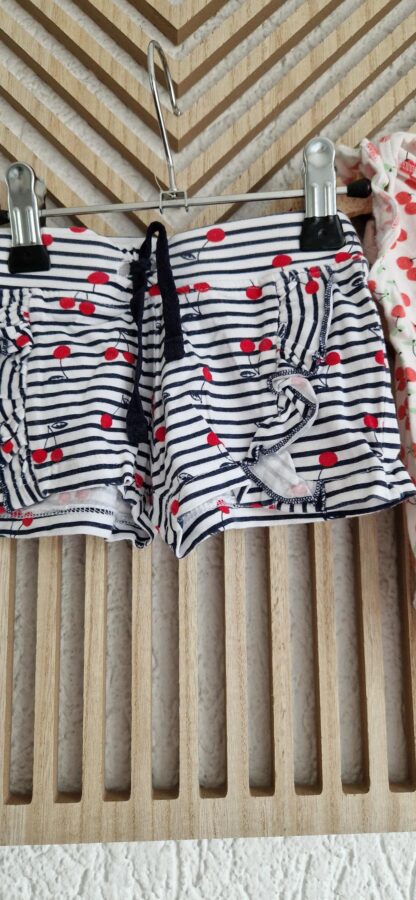 062 68 - B Baby romper/broekje kersjes (0325nic) - Afbeelding 5