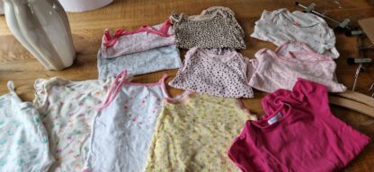 074 80 - Hema stapel rompers 11 stuks (0325nic) - Afbeelding 4