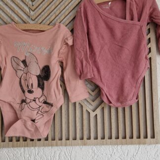 074 80 - Prenatal/Primark rompers roze (0325nic)