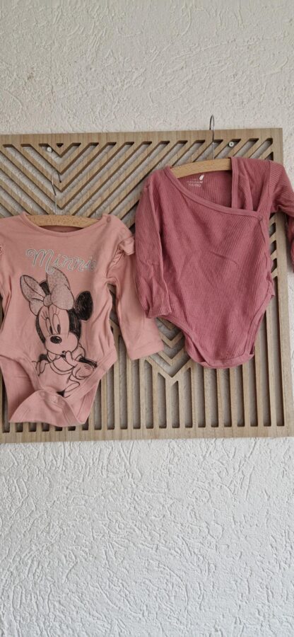 074 80 - Prenatal/Primark rompers roze (0325nic)