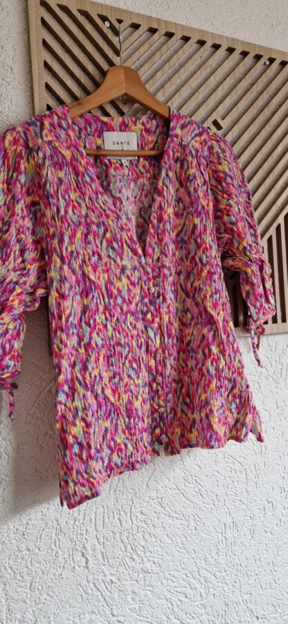 S - Dante 6 Sysun print blouse (0425meg3) - Afbeelding 3