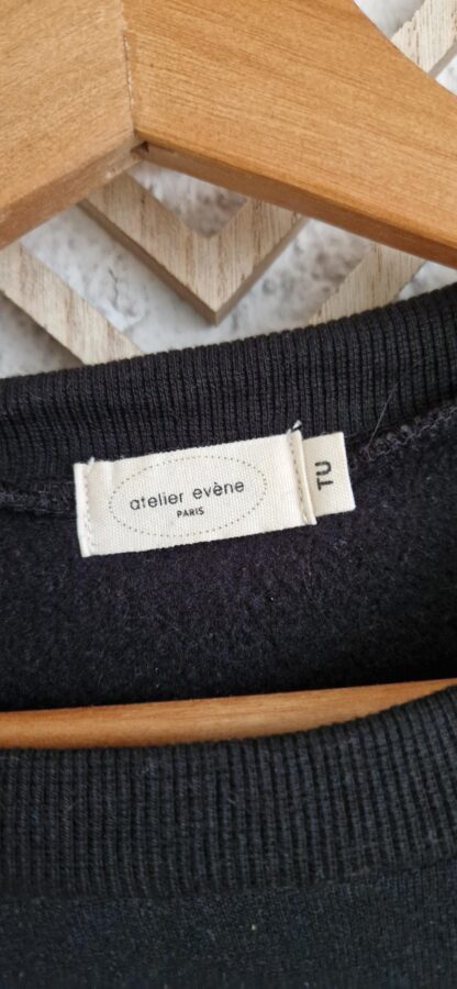 S/L - one size TU - Atelier Evène Paris sweater zwart (0425meg3) - Afbeelding 5