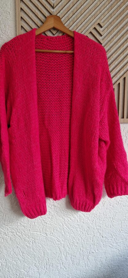 S/L - Made in Italy vest roze wol (0325meg3)