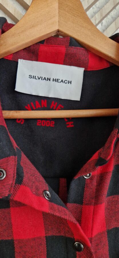 46 - Silvian Heach blouse geblokt rood zwart (0325meg3) - Afbeelding 4