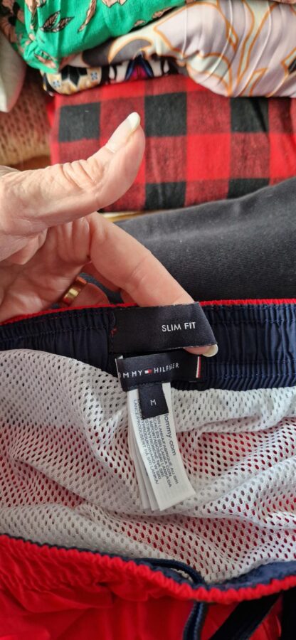 M - Tommy Hilfiger zwemshort rood (0325meg3) - Afbeelding 7