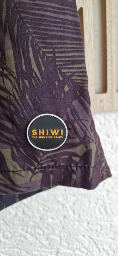 M - Shiwi zwemshort zwart legergroen (0325meg3) - Afbeelding 3