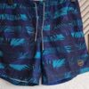 M - Shiwi zwemshort bladeren blauw (0325meg3)