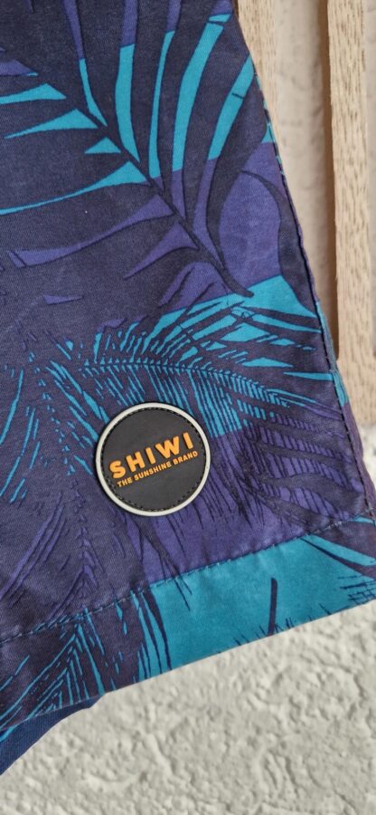 M - Shiwi zwemshort bladeren blauw (0325meg3) - Afbeelding 3