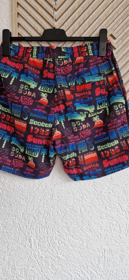 M - Scotch & Soda zwemshort zwart kleur (0325meg3) - Afbeelding 4