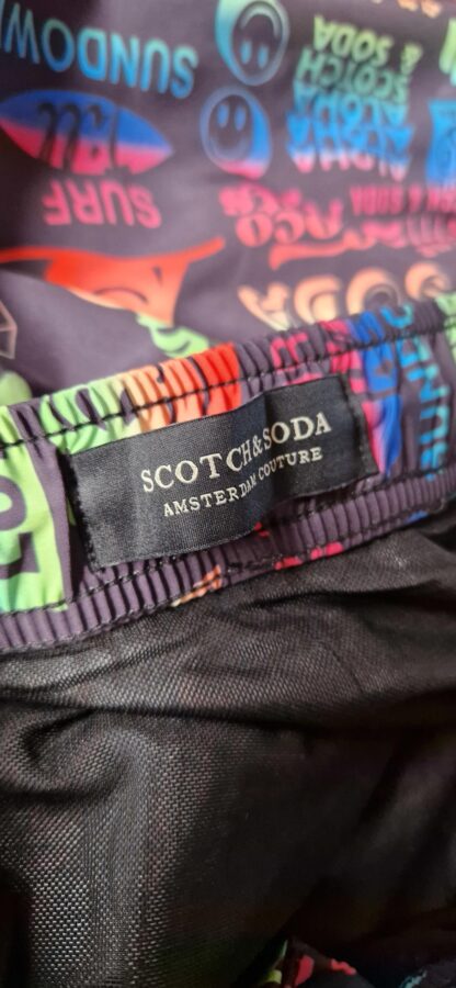 M - Scotch & Soda zwemshort zwart kleur (0325meg3) - Afbeelding 6