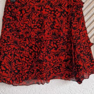 S - Alix the Label rok rood zwart (0425meg3)