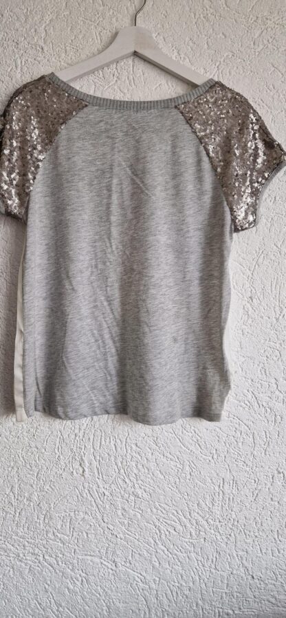 S - Geisha shirt glad print lovertjes (0424meg4) - Afbeelding 6
