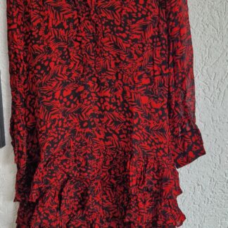 S - Alix the Label jurk zwart rood (0425meg4)