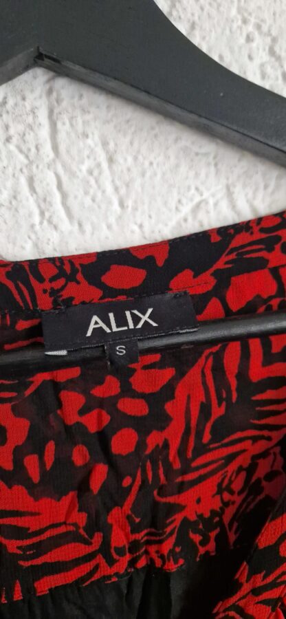 S - Alix the Label jurk zwart rood (0425meg4) - Afbeelding 4
